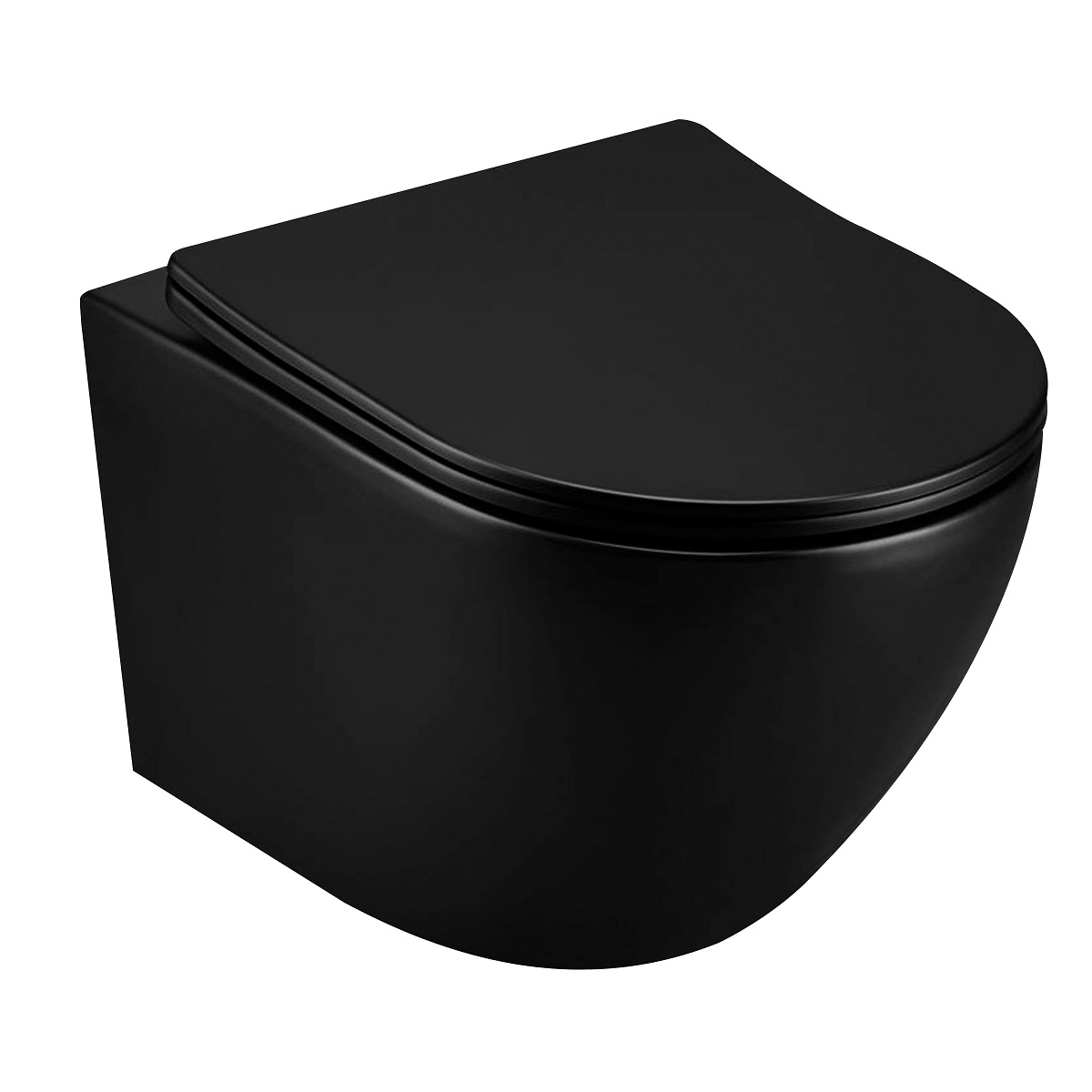 картинка Унитаз подвесной Art Max OVALE AM011CHR-MB от магазина сантехники santrap.ru