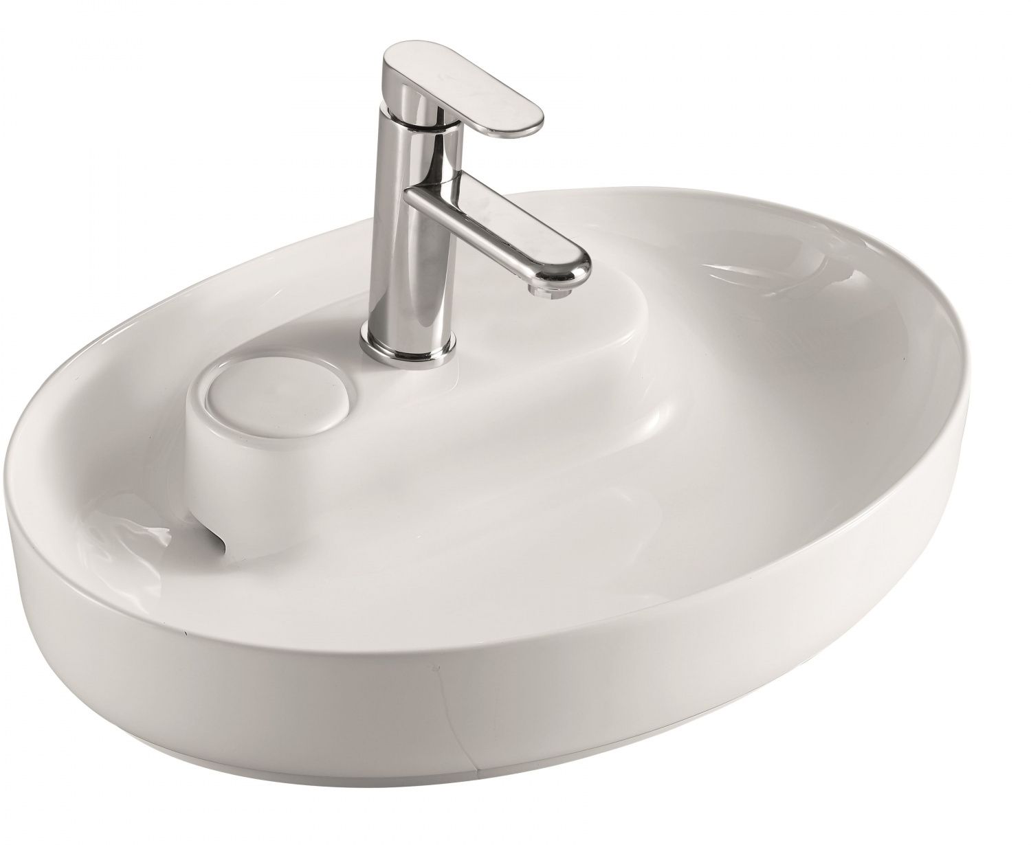 картинка Раковина накладная Art Max AM3570-C от магазина сантехники santrap.ru